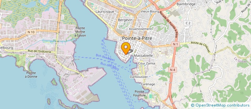 localisation de l'entreprise MADAME LAURIANE SALMERON à POINTE-A-PITRE