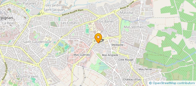 localisation de l'entreprise MADAME LAURIANE SANTA  CABESTANY