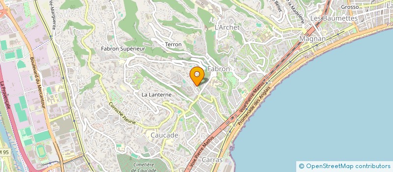 localisation de l'entreprise MADAME LAURIANE SAVARON  NICE