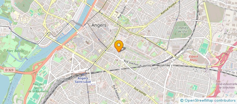 localisation de l'entreprise MADAME LAURIANE SECHER à ANGERS