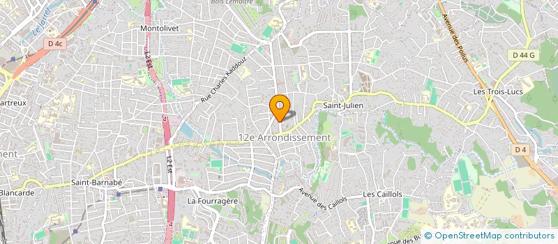 localisation de l'entreprise MADAME LAURIANE THIERS à MARSEILLE