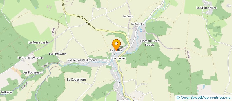 localisation de l'entreprise MADAME LAURIANE TIMBERT  VILLAINES-LES-ROCHERS
