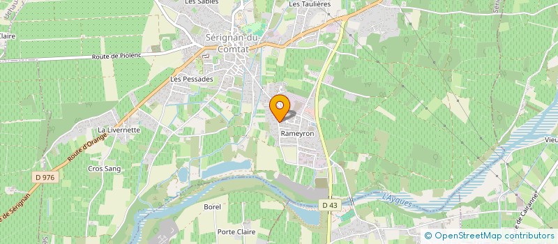 localisation de l'entreprise MADAME LAURIANE TRIAT  SERIGNAN-DU-COMTAT