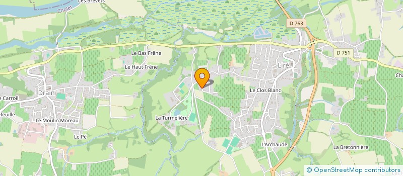 localisation de l'entreprise MADAME LAURIANE TRUCHY à OREE-D'ANJOU
