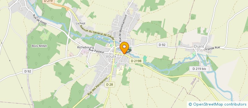 localisation de l'entreprise MADAME LAURIANE VENAUT  VOULX