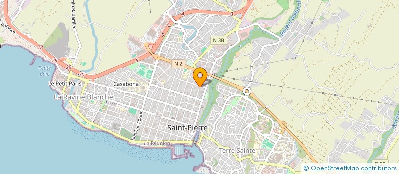 localisation de l'entreprise MADAME LAURIANE VEROLA à SAINT-PIERRE