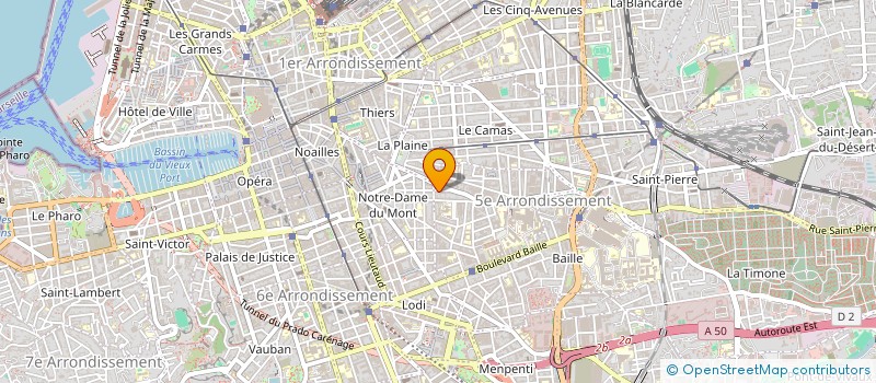 localisation de l'entreprise MADAME LAURIANE ZAMI  MARSEILLE