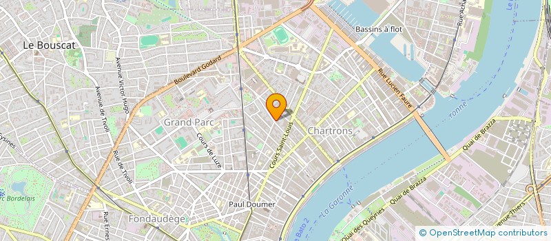 localisation de l'entreprise MADAME LAURIANNE BAL DIT SOLLIER  BORDEAUX