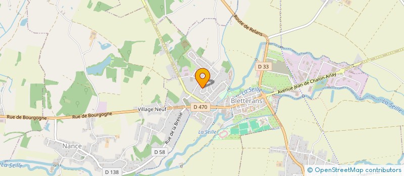 localisation de l'entreprise MADAME LAURIANNE BETTON  BLETTERANS