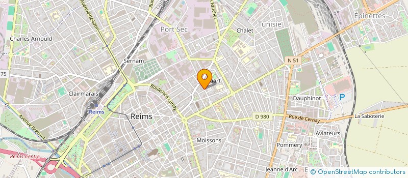 localisation de l'entreprise MADAME LAURIANNE BRULE  REIMS