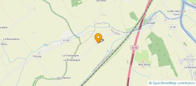 localisation de l'entreprise MADAME LAURIANNE CAMPAGNE  NOYANT DE TOURAINE