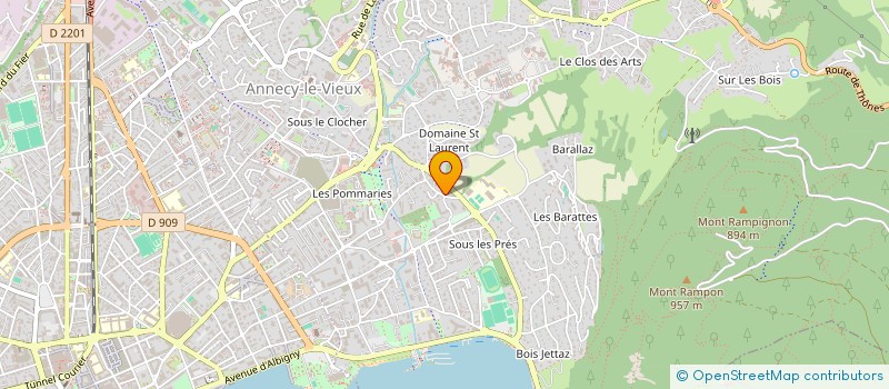 localisation de l'entreprise MADAME LAURIANNE CIRILLI à ANNECY