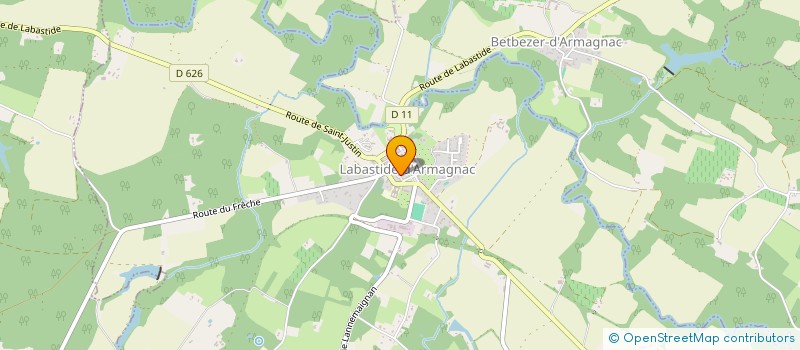 localisation de l'entreprise MADAME LAURIANNE DEBREU  LUBBON