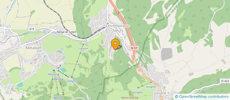 localisation de l'entreprise MADAME LAURIANNE FERRARI  LES HOPITAUX-NEUFS