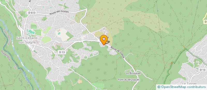 localisation de l'entreprise MADAME LAURIANNE GARCIA à SAINT-CEZAIRE-SUR-SIAGNE