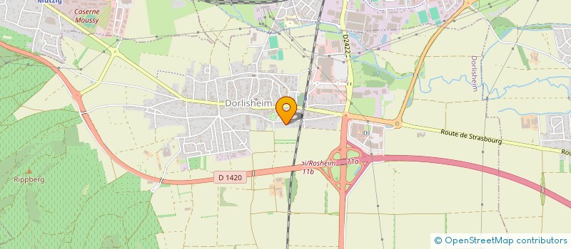 localisation de l'entreprise MADAME LAURIANNE GIROLT  DORLISHEIM