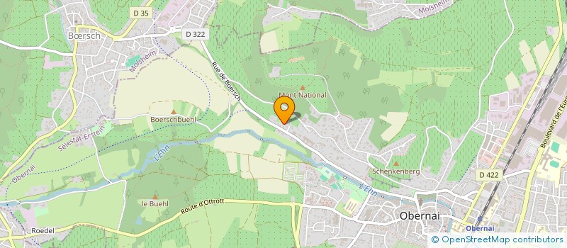 localisation de l'entreprise MADAME LAURIANNE HERGOTT  OBERNAI