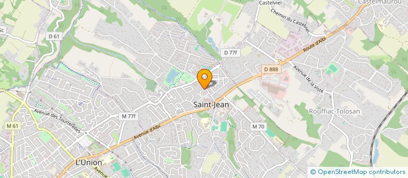 localisation de l'entreprise MADAME LAURIANNE JACOB  TOULOUSE