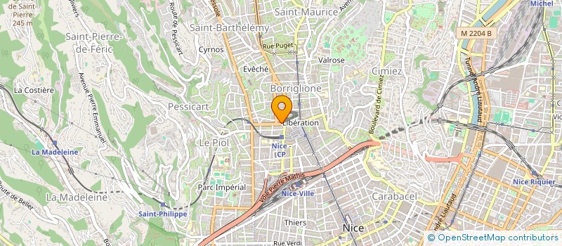 localisation de l'entreprise MADAME LAURIANNE LAROUSSINIE  NICE