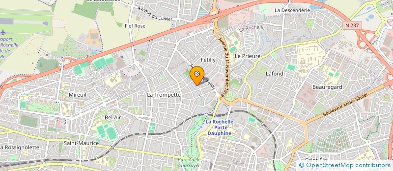 localisation de l'entreprise MADAME LAURIANNE LEFEVRE  LA ROCHELLE