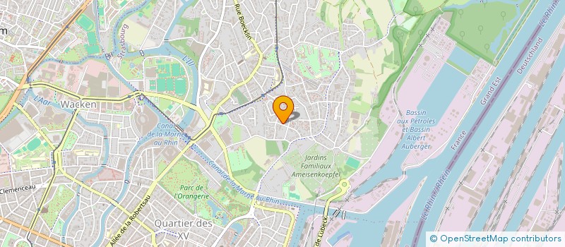 localisation de l'entreprise MADAME LAURIANNE MATHIS  STRASBOURG