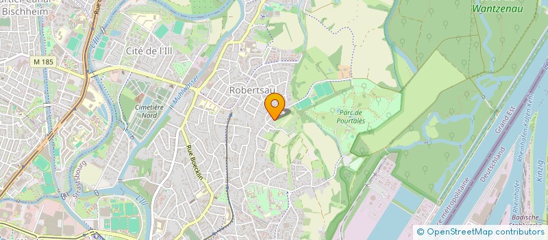 localisation de l'entreprise MADAME LAURIANNE METZINGER  STRASBOURG