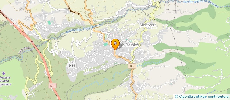 localisation de l'entreprise MADAME LAURIANNE MINATCHY à LES TROIS-BASSINS