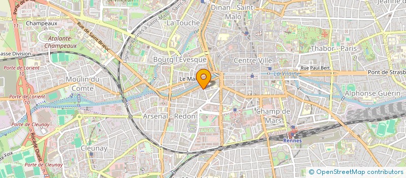 localisation de l'entreprise MADAME LAURIANNE MONTEAU  RENNES