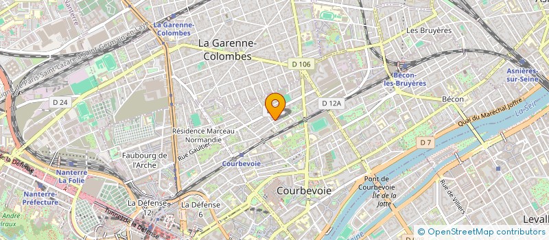 localisation de l'entreprise MADAME LAURIANNE NOTTELET à COURBEVOIE