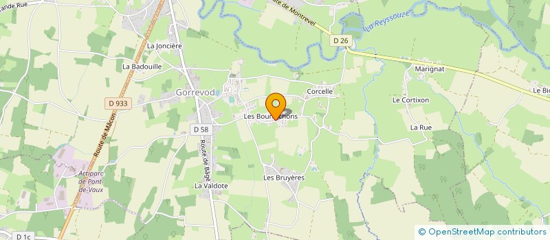 localisation de l'entreprise MADAME LAURIANNE PAURON à GORREVOD