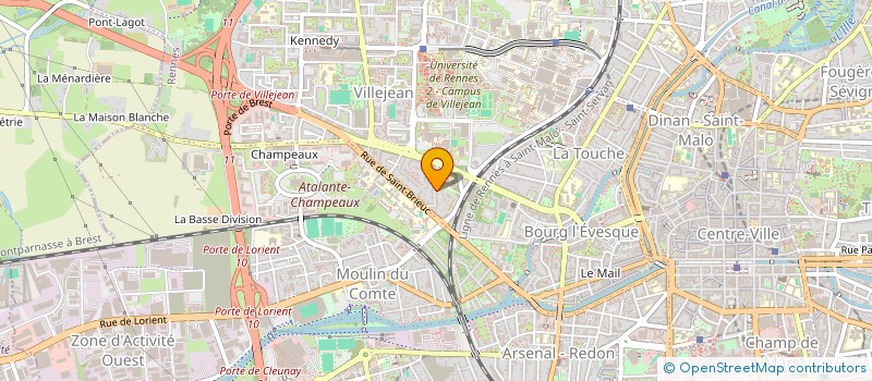 localisation de l'entreprise MADAME LAURIANNE PERRIN  RENNES