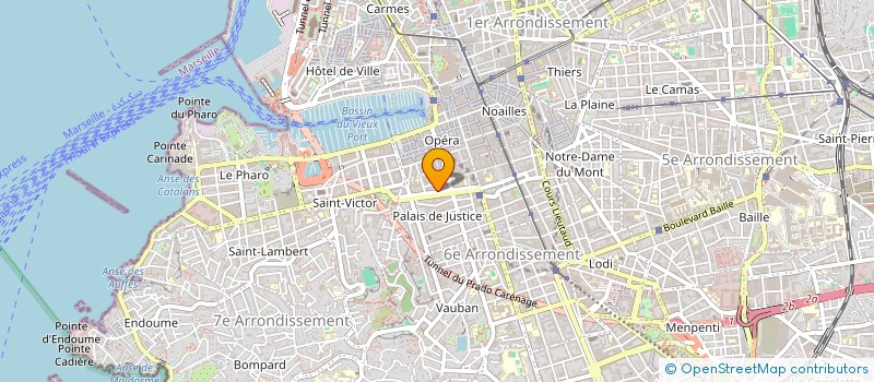 localisation de l'entreprise MADAME LAURIANNE RIBES  MARSEILLE