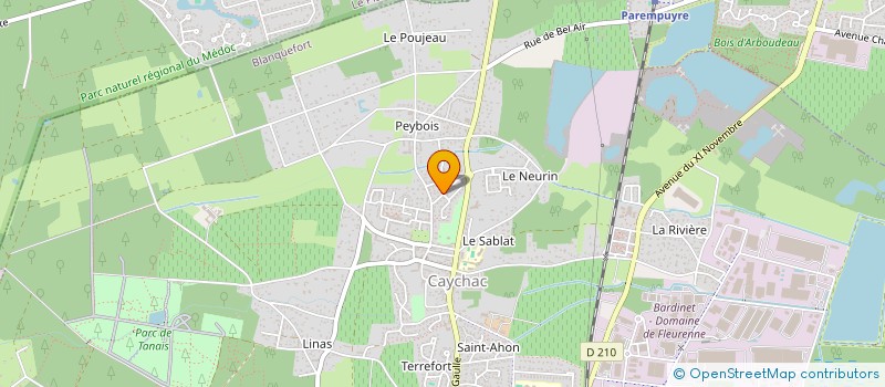 localisation de l'entreprise MADAME LAURIANNE SAUMABERE à BLANQUEFORT