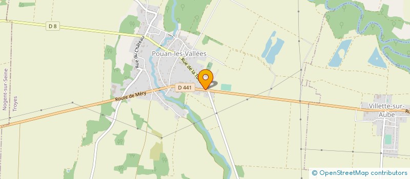 localisation de l'entreprise MADAME LAURIANNE THOUVENOT  POUAN-LES-VALLEES