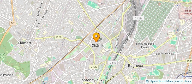 localisation de l'entreprise MADAME LAURIANNE VALLA  CHATILLON