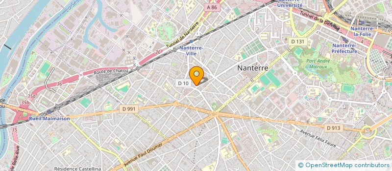 localisation de l'entreprise MADAME LAURIANNE VERSCHEURE  NANTERRE