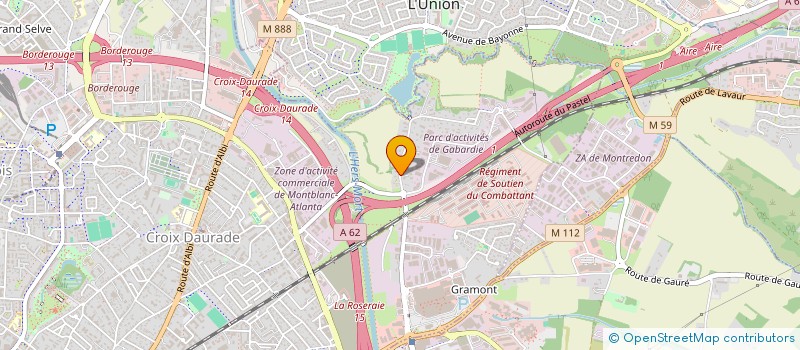 localisation de l'entreprise MADAME LAURIANNE WETTERWALD  TOULOUSE