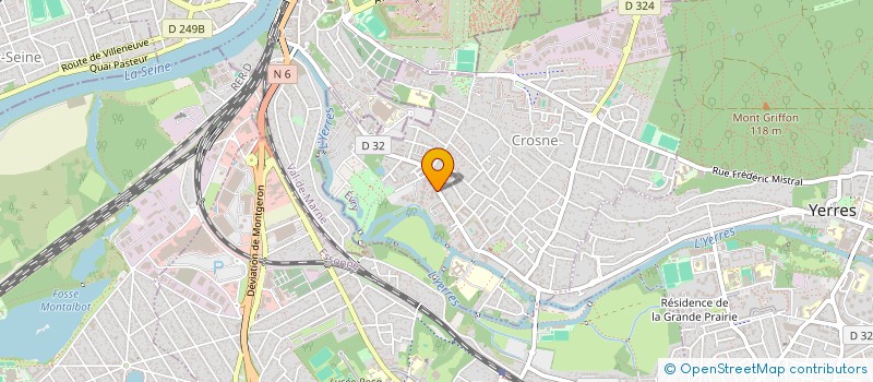 localisation de l'entreprise MADAME LAURICE DJOUONANG NANA  YERRES