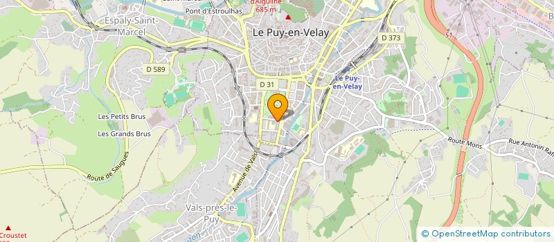 localisation de l'entreprise MADAME LAURICIA MAZAUDIER  LE PUY-EN-VELAY