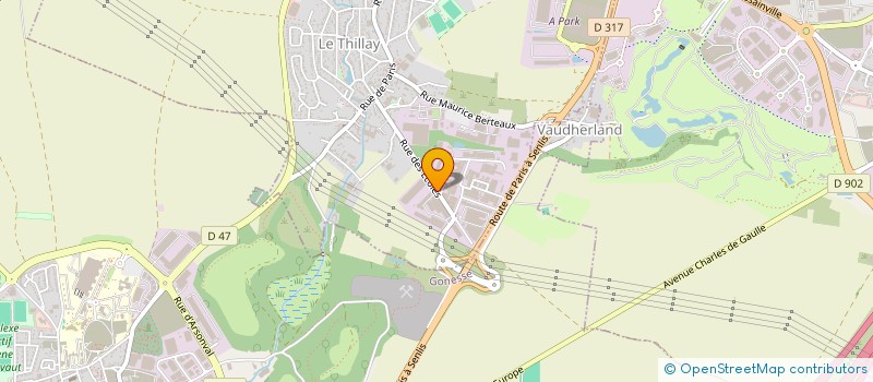 localisation de l'entreprise MADAME LAURIE AIT SAIDI  LE THILLAY