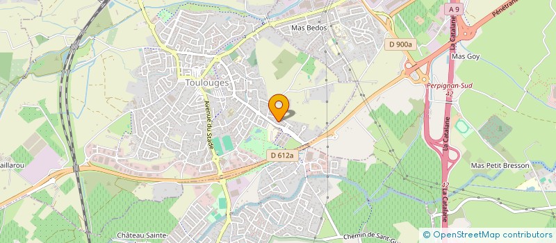 localisation de l'entreprise MADAME LAURIE ALBERTI  TOULOUGES