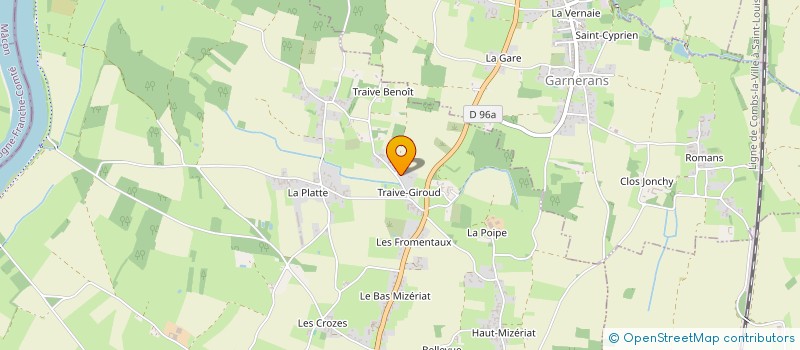 localisation de l'entreprise MADAME LAURIE ALBUS à SAINT-DIDIER-SUR-CHALARONNE