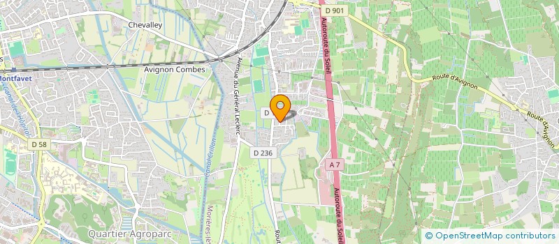 localisation de l'entreprise MADAME LAURIE ALLIOT  MORIERES-LES-AVIGNON