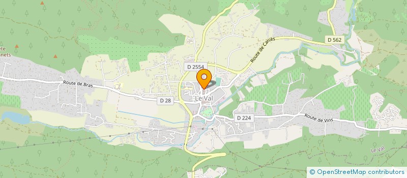 localisation de l'entreprise MADAME LAURIE ANDREVET  LE VAL