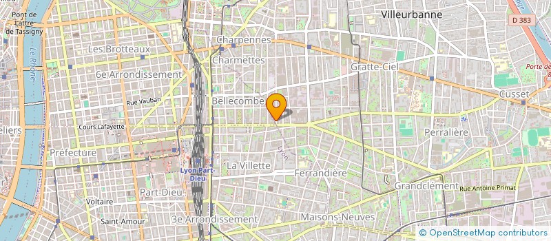 localisation de l'entreprise MADAME LAURIE-ANN INTERLIGATOR  VILLEURBANNE