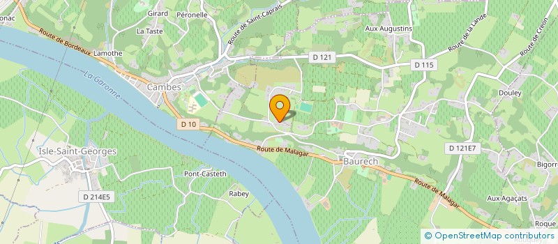 localisation de l'entreprise MADAME LAURIE-ANNE BEDOT  BAURECH