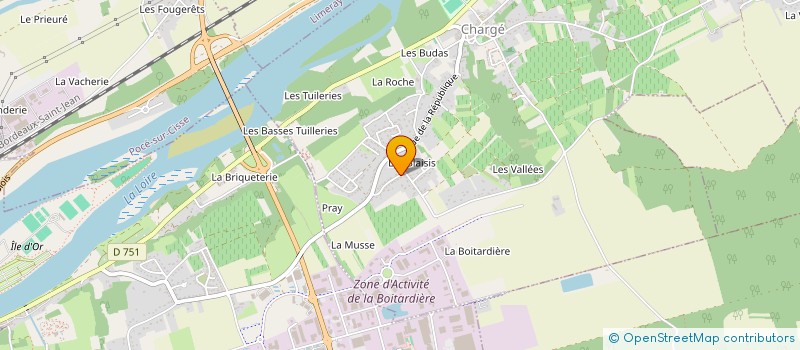 localisation de l'entreprise MADAME LAURIE-ANNE COCHET  CHARGE