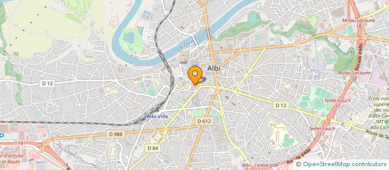 localisation de l'entreprise MADAME LAURIE-ANNE FEMENIA  ALBI