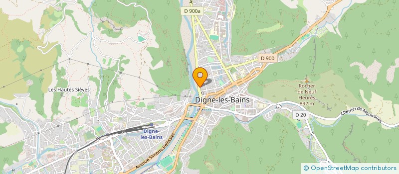 localisation de l'entreprise MADAME LAURIE-ANNE MANENT  DIGNE-LES-BAINS