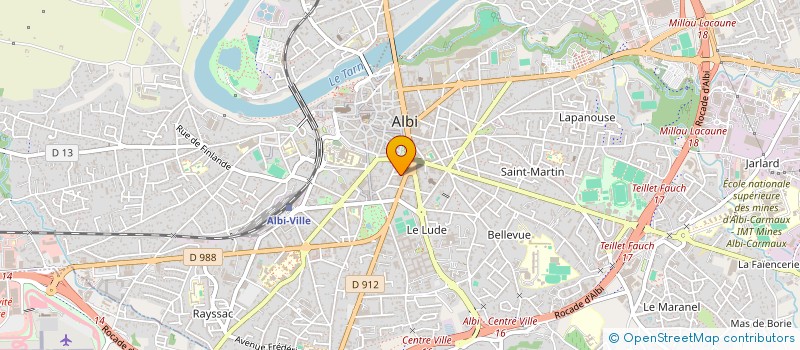 localisation de l'entreprise MADAME LAURIE ANNE PAUL à ALBI